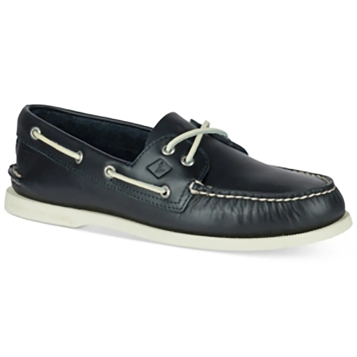 Mens Cushioned Footbed Leather Loafers