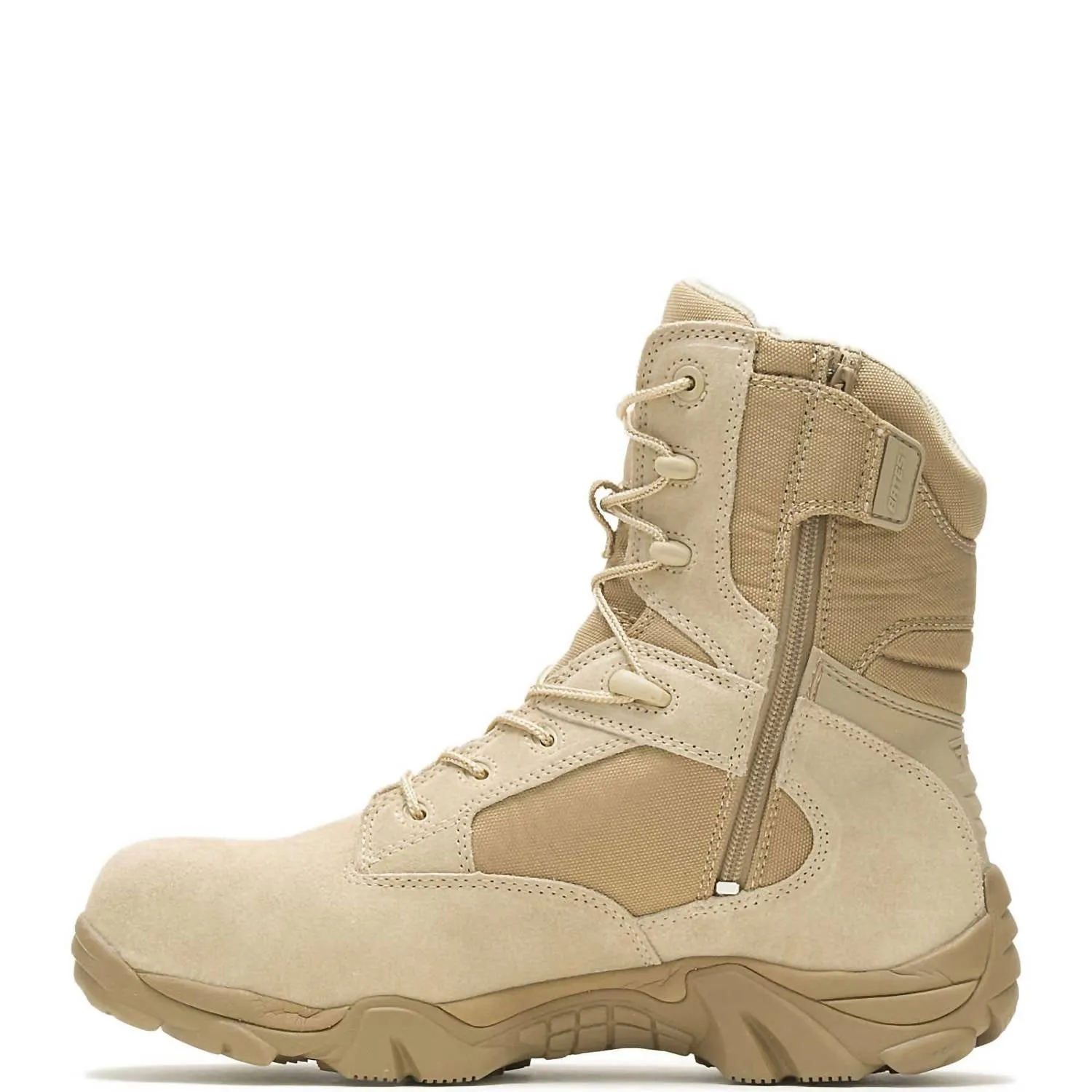 Men's Gx-8 Composite Toe Side Zip Boot - Extra Wide Width In Desert Tan