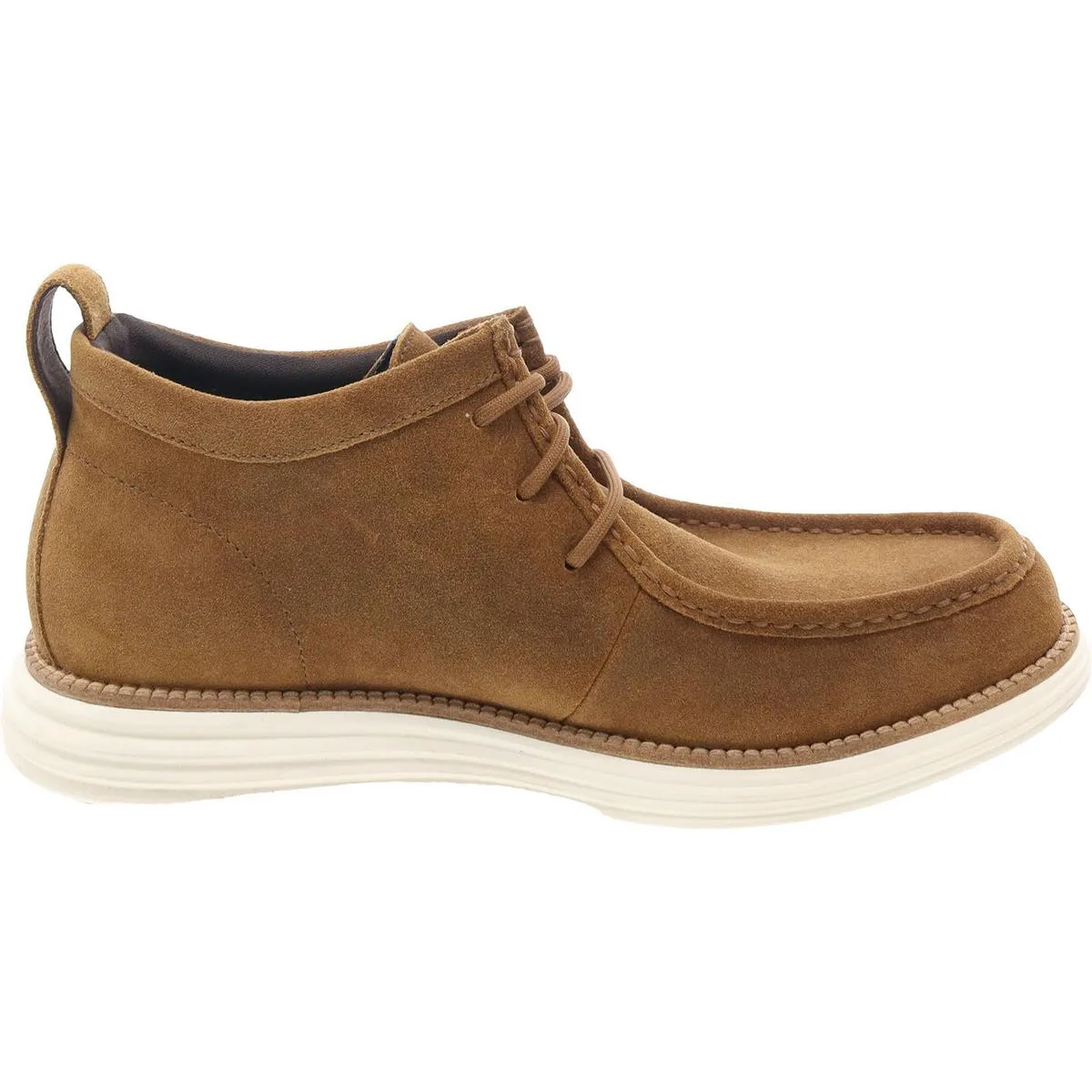 Mens Lace-Up Faux Suede Chukka Boots