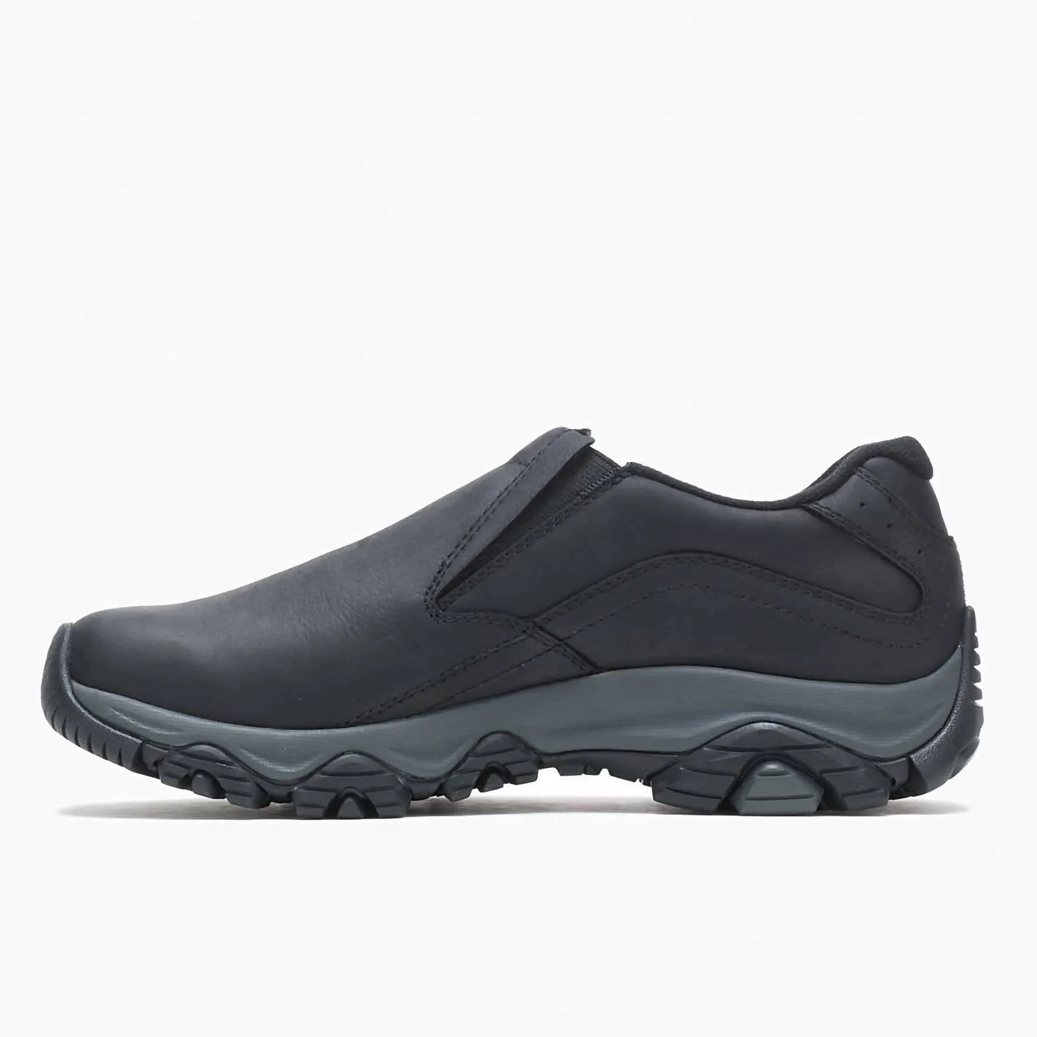 Men's Moab Adventure 3 Moc Slip On Shoes In Black