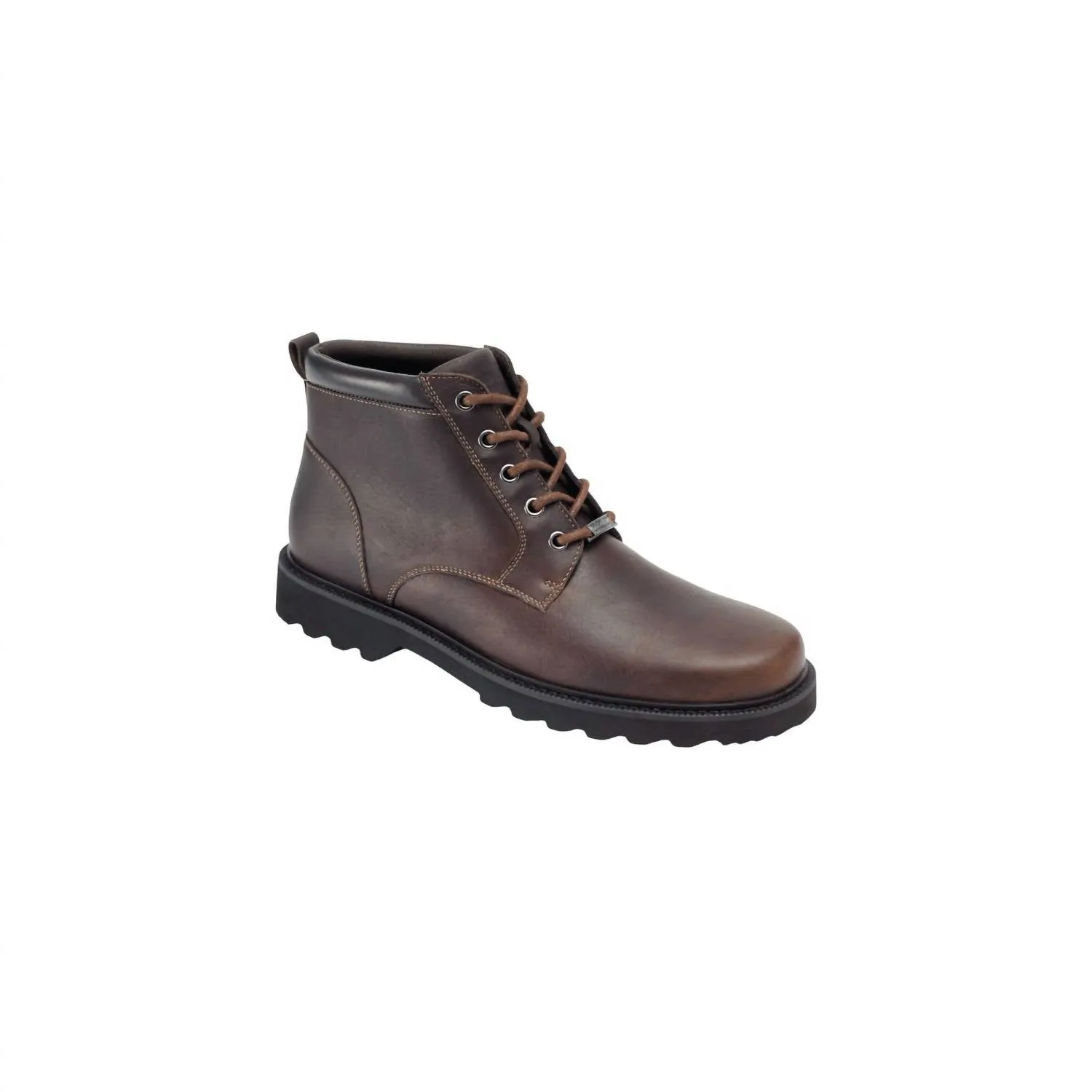 Men's Northfield Plain Toe Boots In Brown Leather