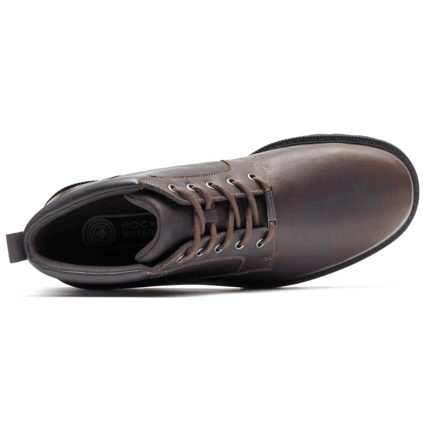 Men's Northfield Plain Toe Boots In Brown Leather