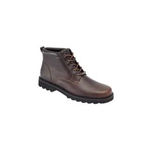 Men's Northfield Plain Toe Boots In Brown Leather