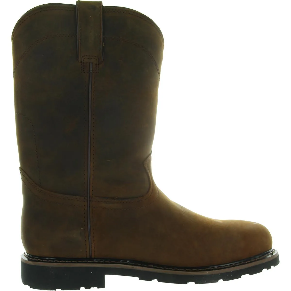 Mens Oil-Resistant Leather Cowboy, Western Boots
