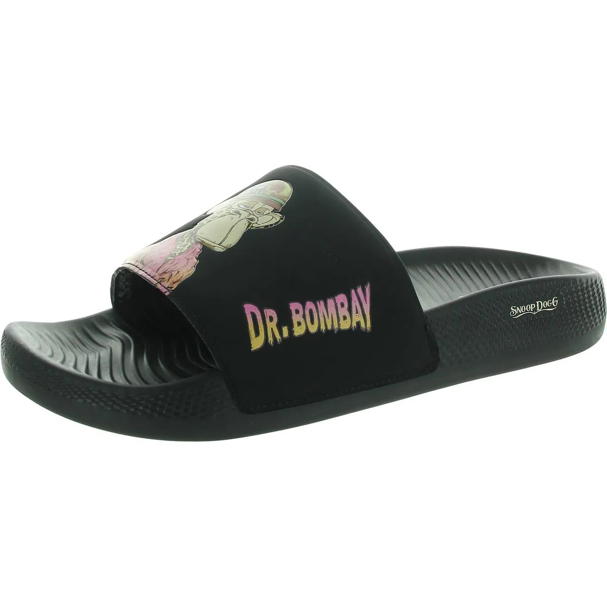 Mens Padded Insole Manmade Pool Slides
