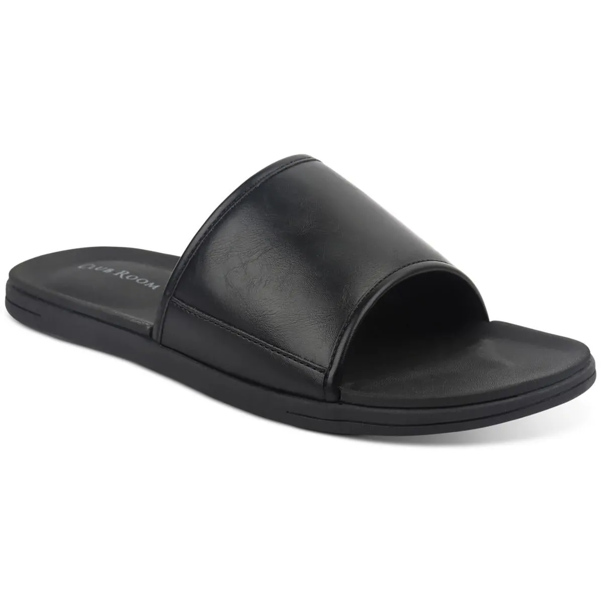 Mens Padded Insole Slip On Pool Slides