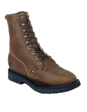 Men's Round Steel Rated Toe - Eee Width In Aged Bark