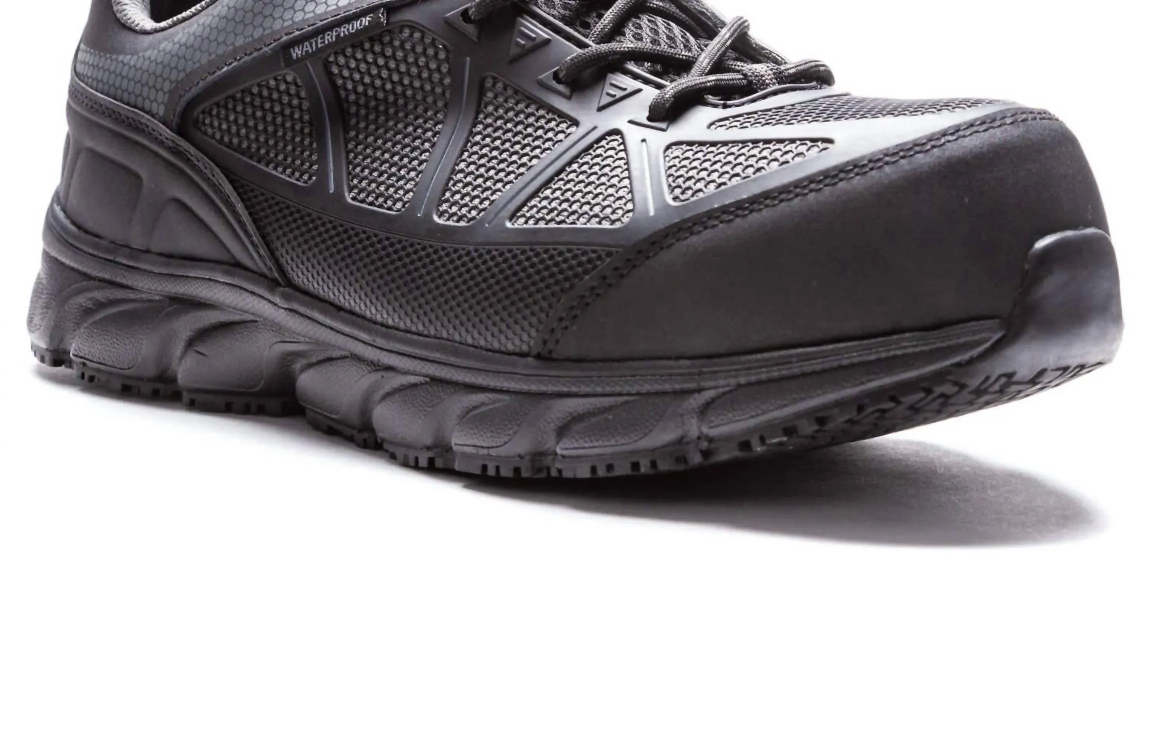Men's Seeley Composite Toe Work Shoe In Dark Grey/black