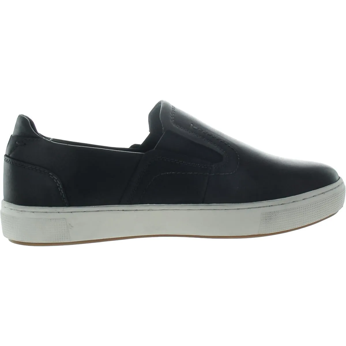 Mens Solid Leather Slip-on Shoes