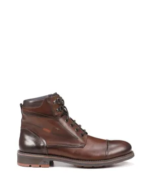 Men's Terry Tie Boot In Cognac