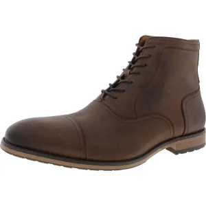 Mens Zipper Combat & Lace-Up Boots
