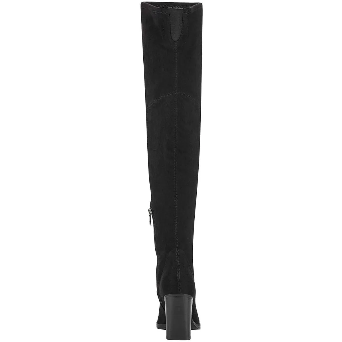 Meyana Womens Faux Suede Pointed Toe Over-The-Knee Boots