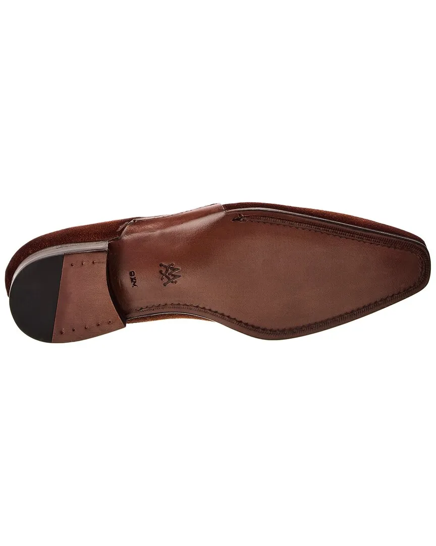 Mezlan Pavese Suede Tasseled Slip-On Loafer