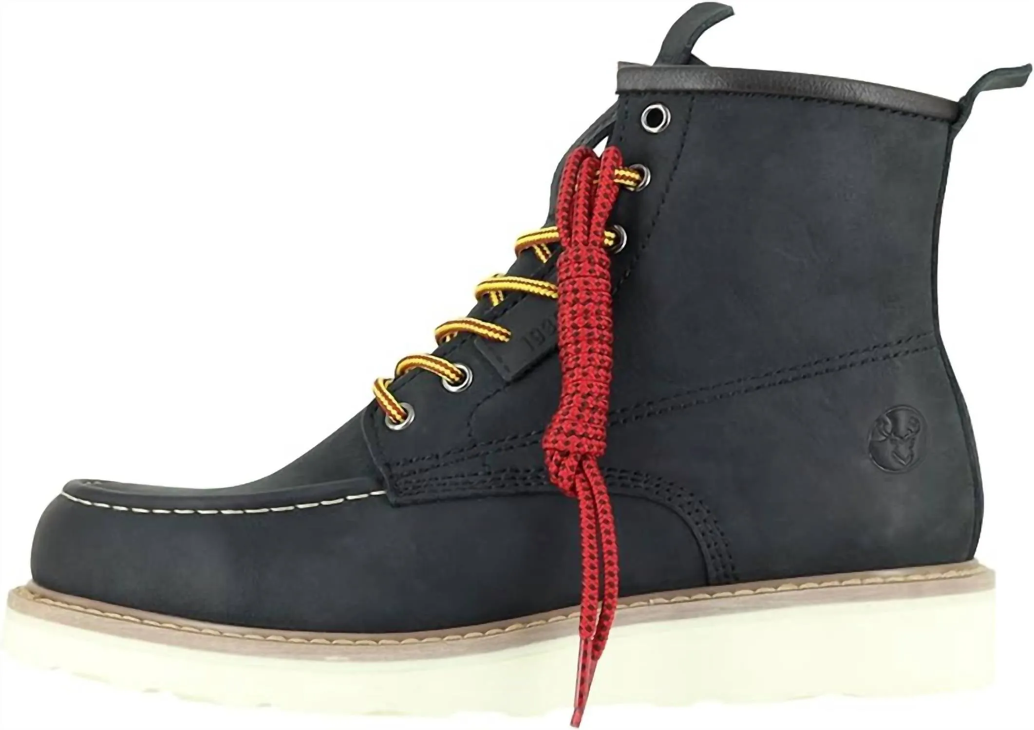 Moc Toe Work Boots In Black