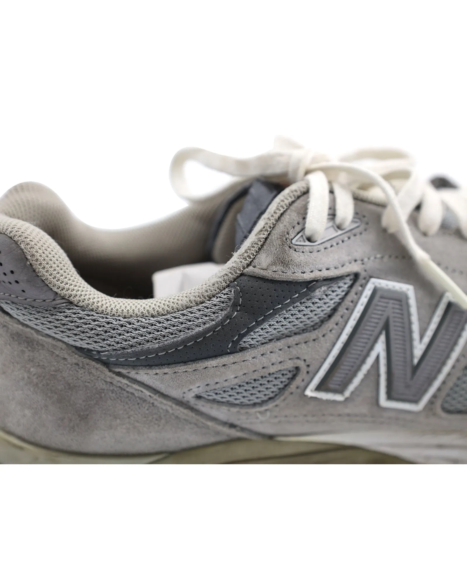 New Balance 990v3 Made in USA Sneakers in Grey White Synthetic