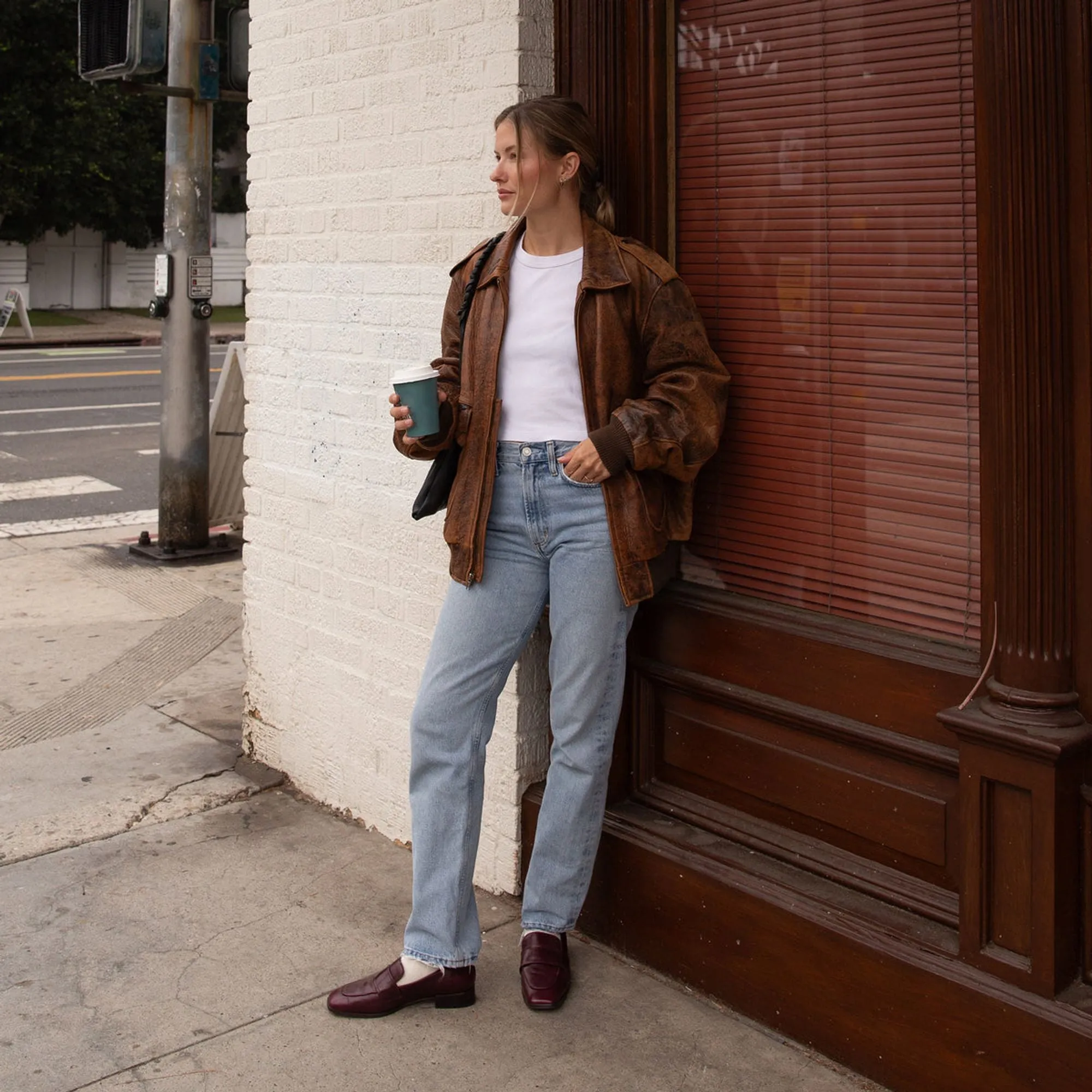 Nygel Loafers Cranberry Leather