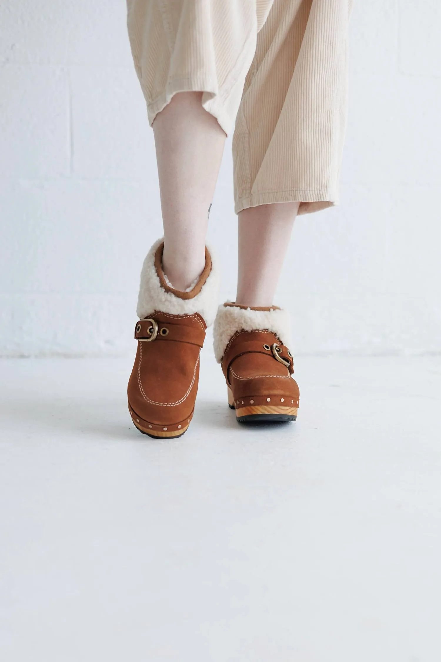 Oak Clog Boot In Brown