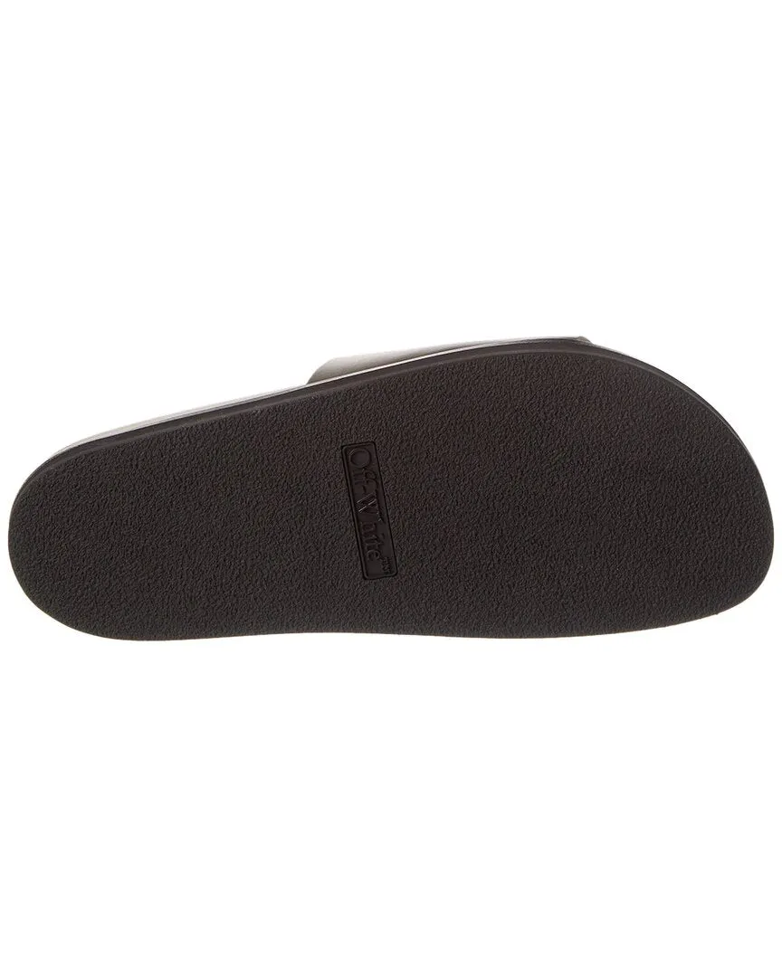 Off-White Pool Time Leather Slide