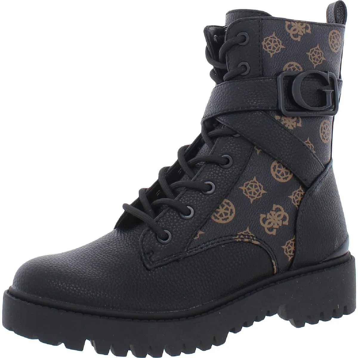 Orana  Womens Platform Combat & Lace-up Boots