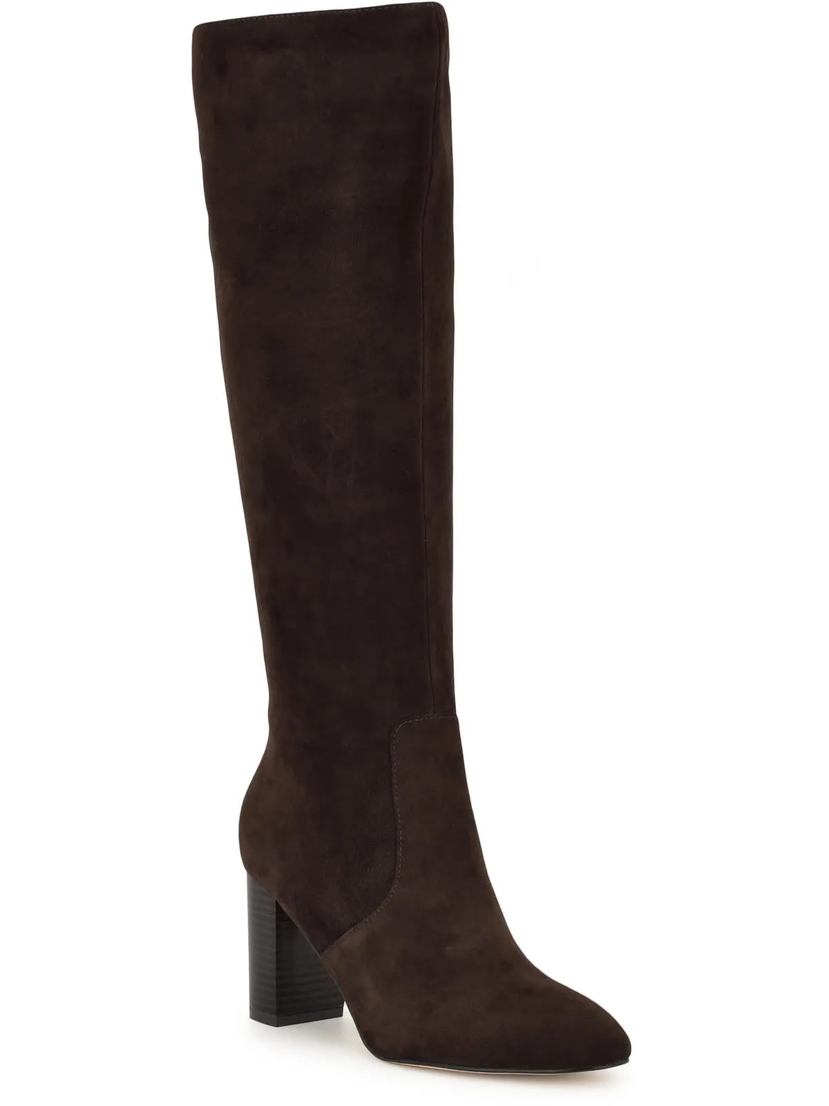 Otton Womens Suede Almond Toe Knee-High Boots