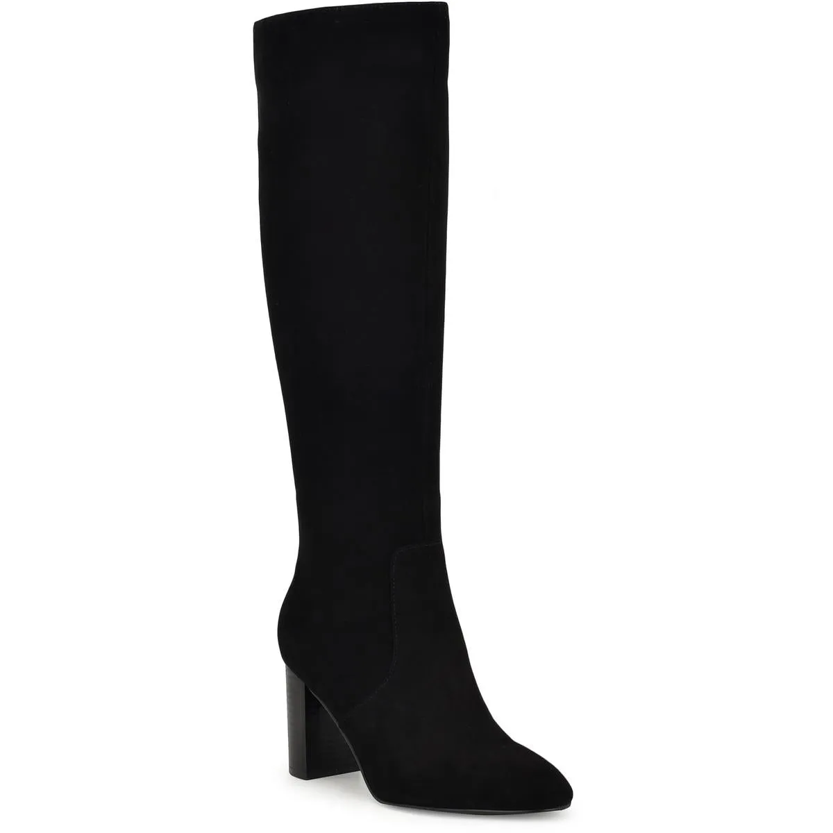 Otton Womens Suede Almond Toe Knee-High Boots