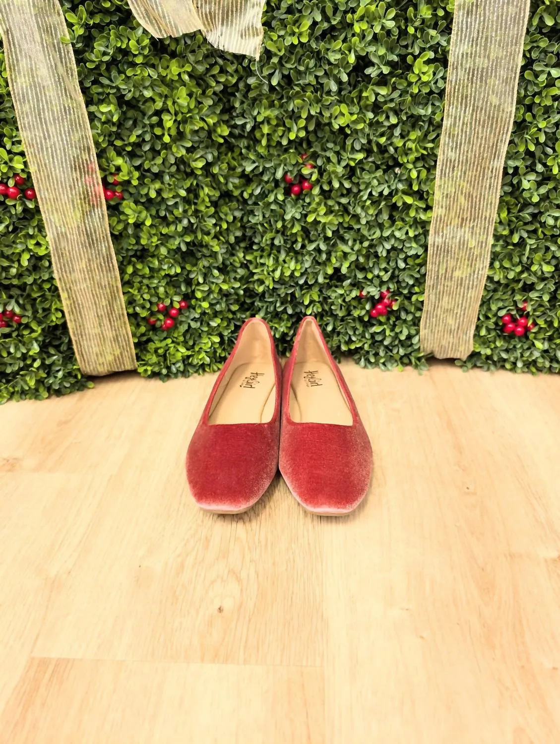 Over It Flat Shoe In Blush