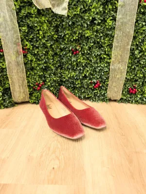 Over It Flat Shoe In Blush