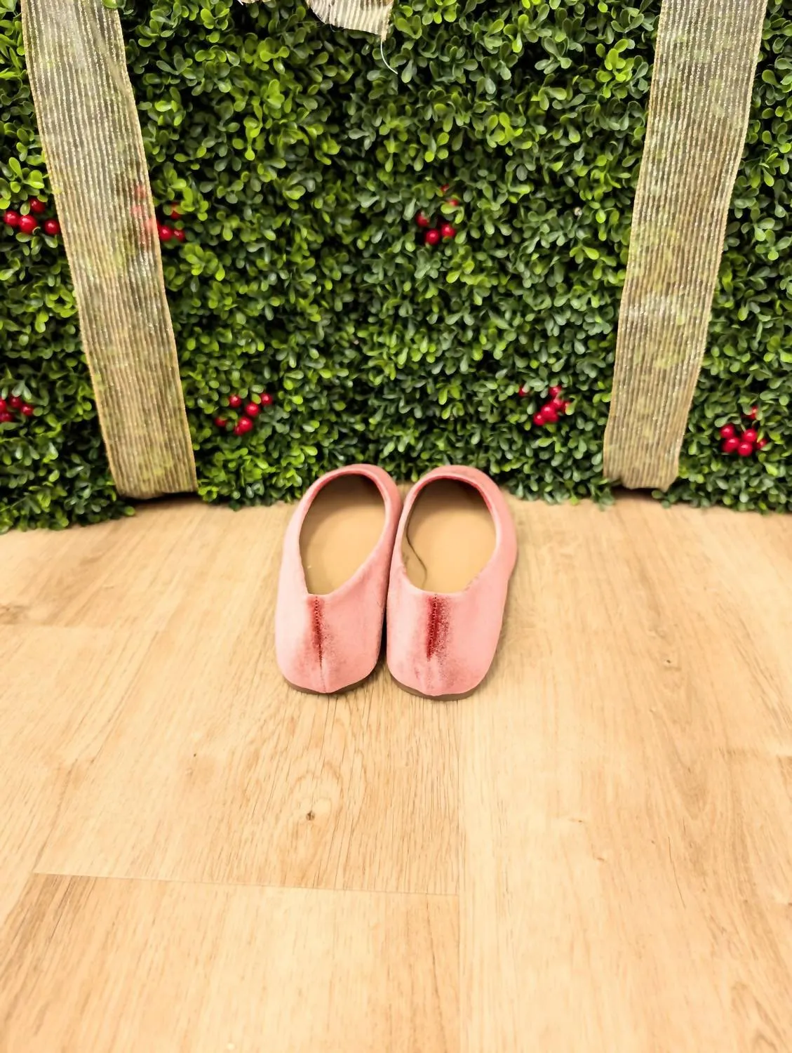 Over It Flat Shoe In Blush