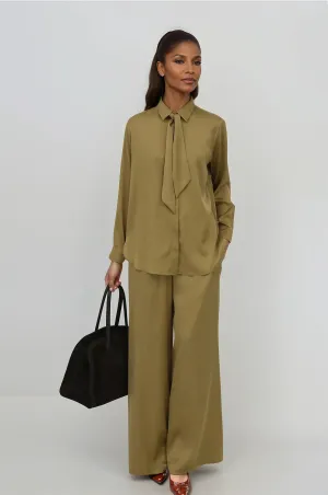PALMETTO PANT IN SILK CHARMEUSE