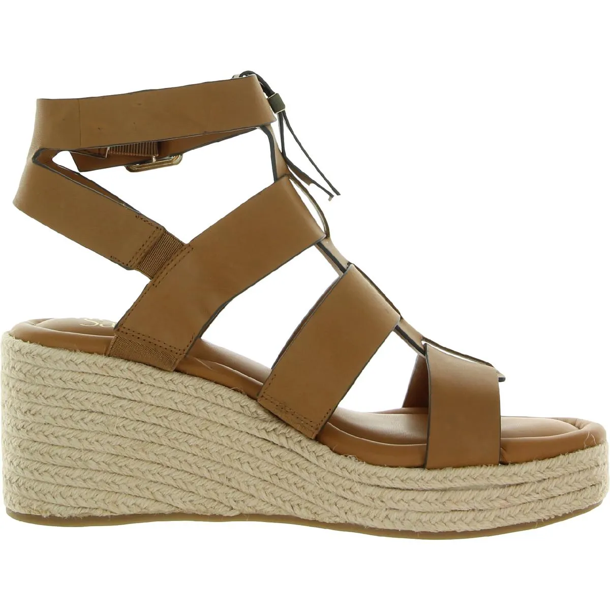 Palms Womens Buckle Gladiator Wedge Sandals