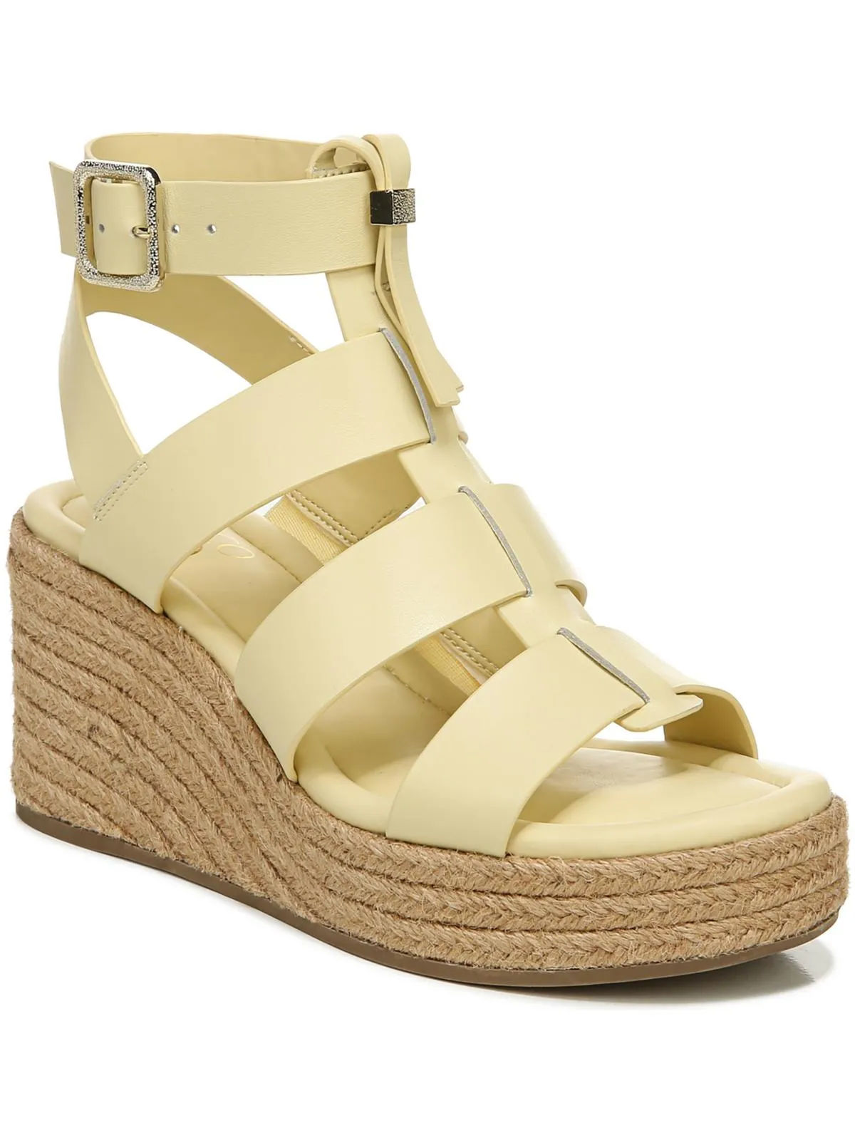 Palms Womens Buckle Gladiator Wedge Sandals