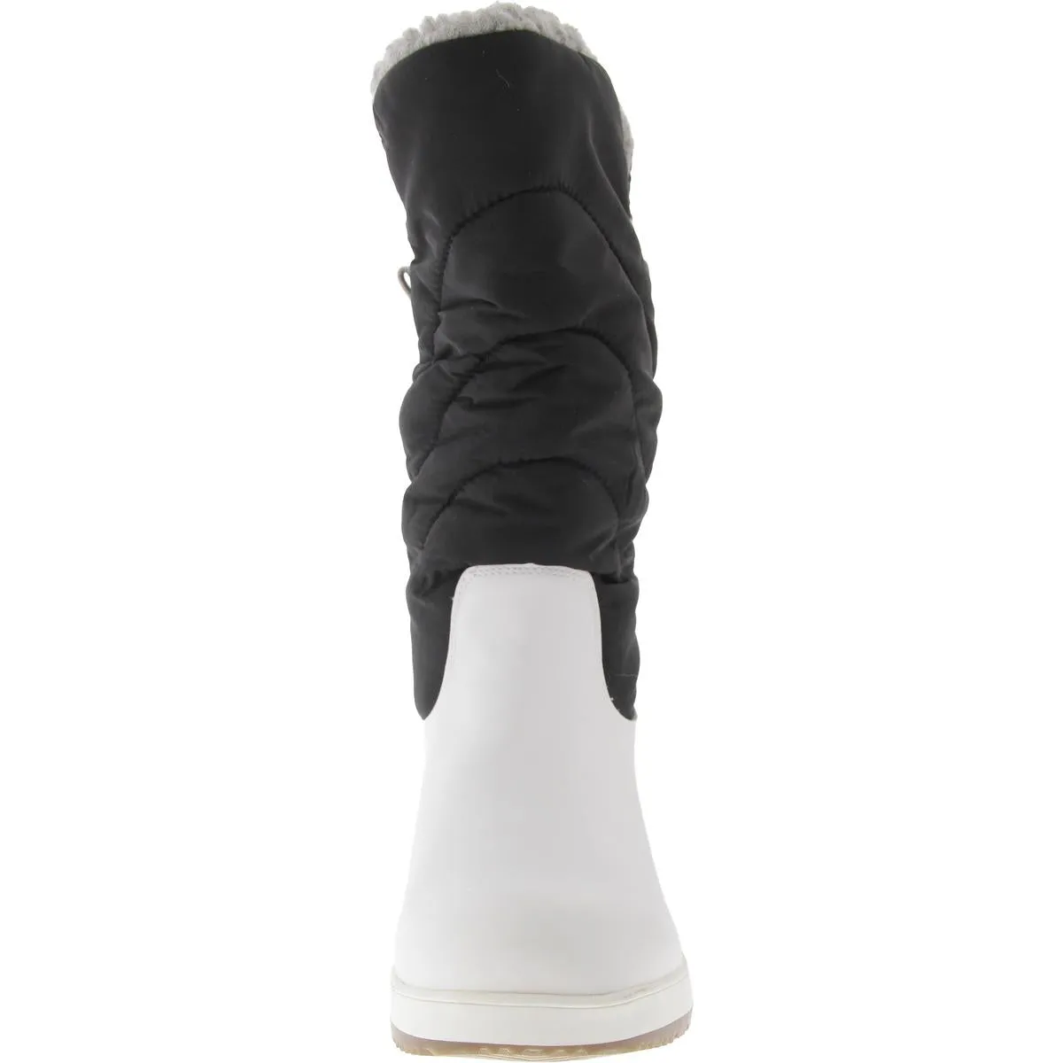 PIPPAH Womens Comfy Duck toe Mid-Calf Boots