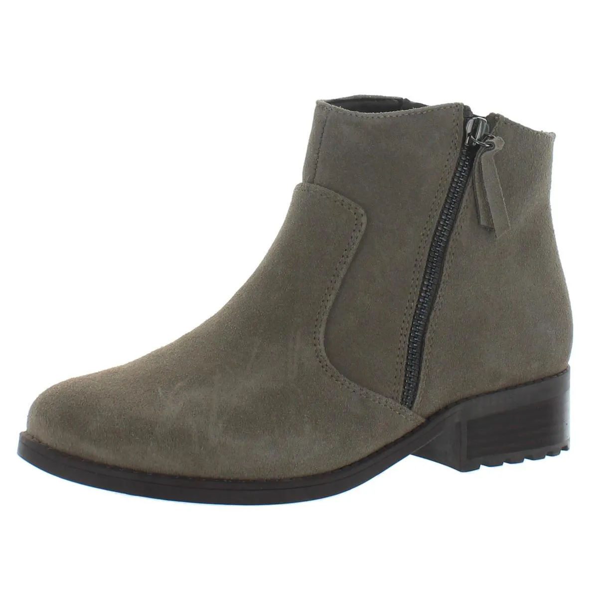 Rachele Womens Suede Low Heel Ankle Boots