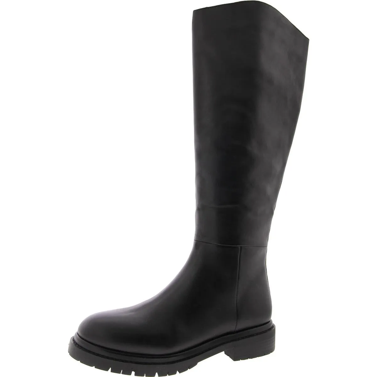 Raphaella Womens Leather Solid Knee-High Boots