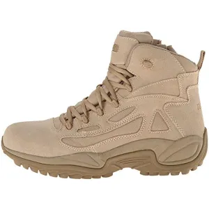 Rapid Response 6'' Stealth Mens Suede Side Zip Combat Boots