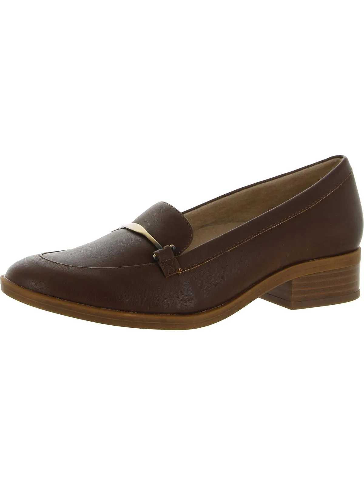 Ridley Womens Faux Leather Slip On Loafers