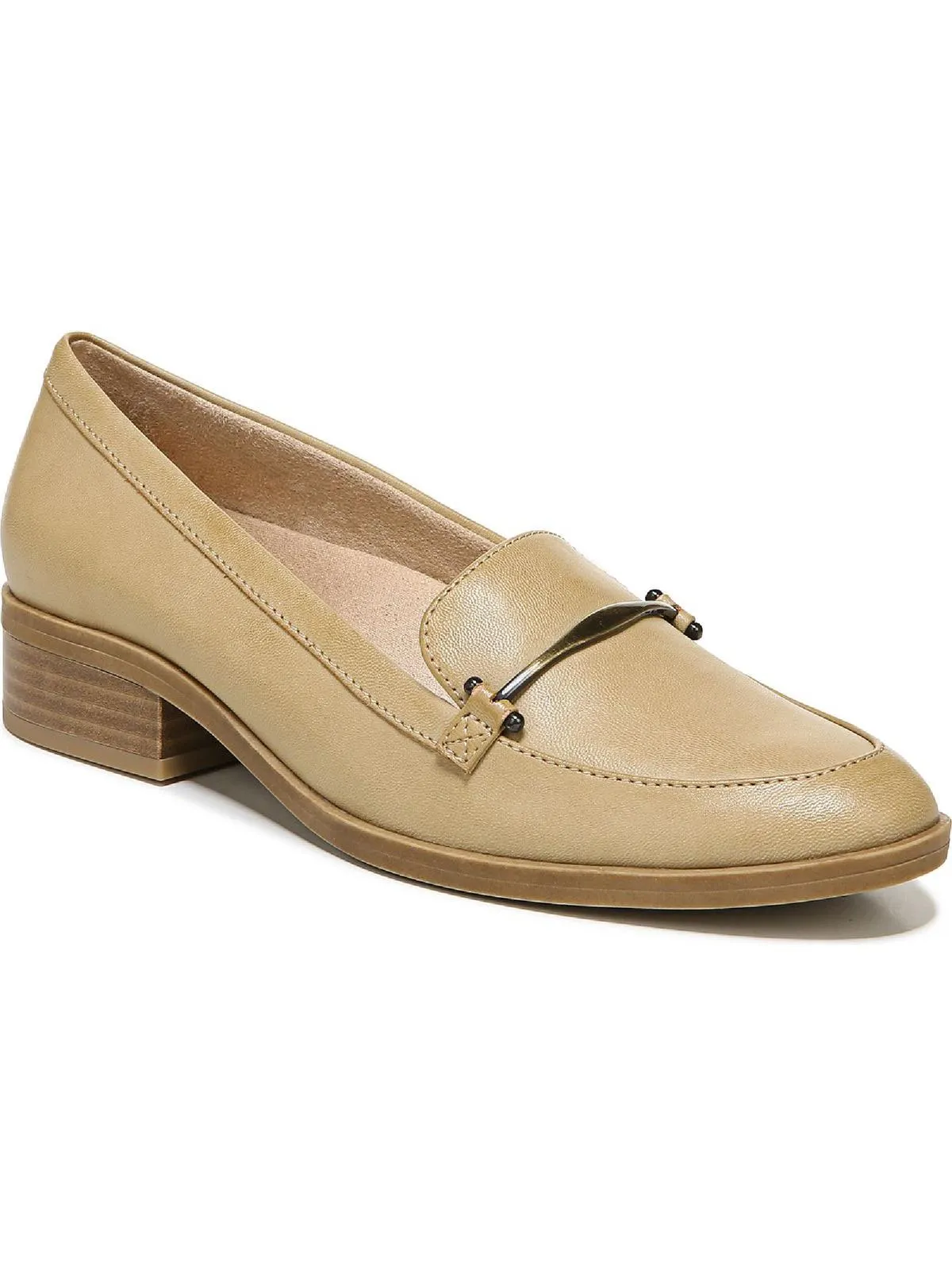 Ridley Womens Faux Leather Slip On Loafers