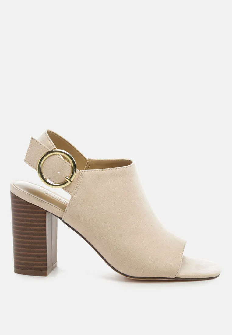 roisin block heeled sling back sandals