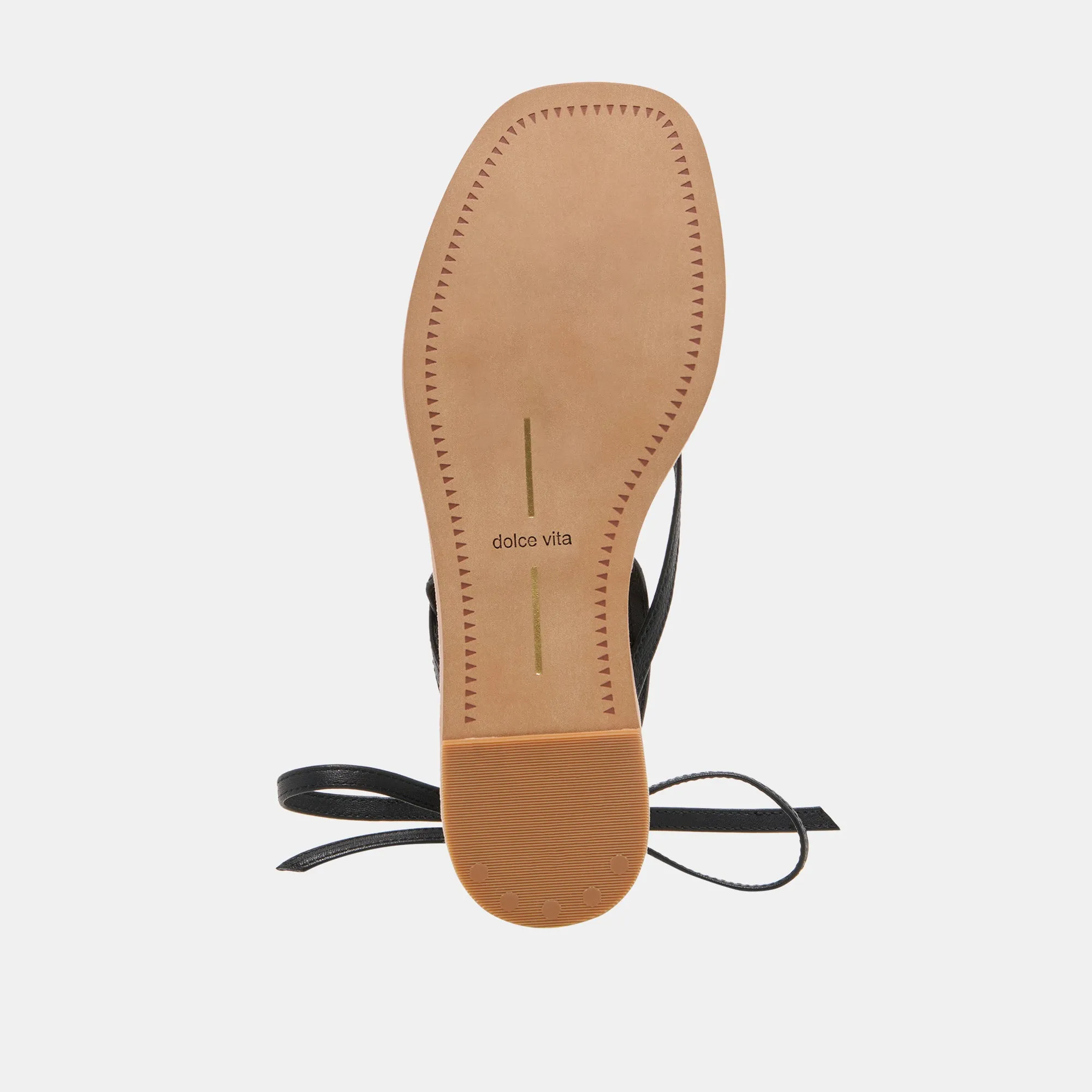 RUDIE SANDALS BLACK LEATHER