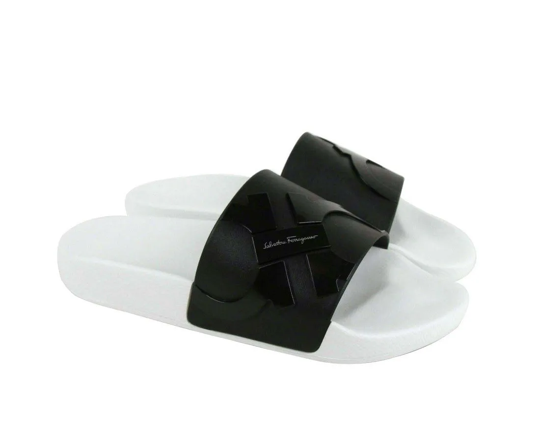 Salvatore Ferragamo Men's Dante Rubber Slide Sandal