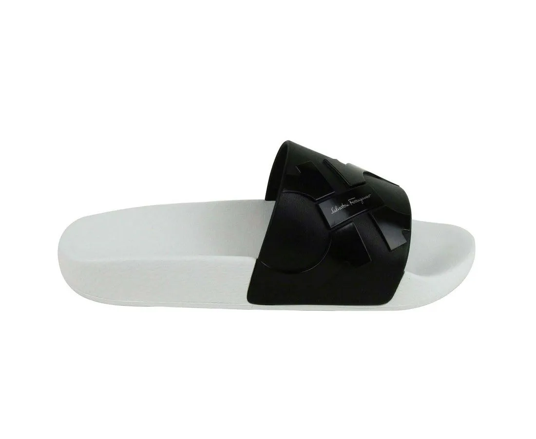 Salvatore Ferragamo Men's Dante Rubber Slide Sandal