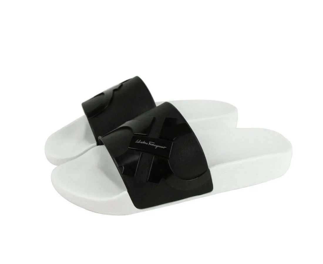 Salvatore Ferragamo Men's Dante Rubber Slide Sandal