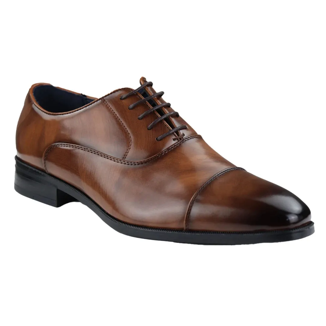 Smart Formal Shoes Patent Round Toe VIntage 1920s