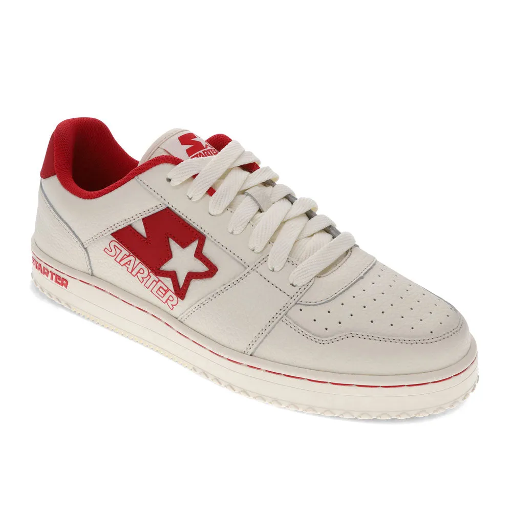 Starter Mens LFS 1 Genuine Leather Casual Lace Up Sneaker Shoe