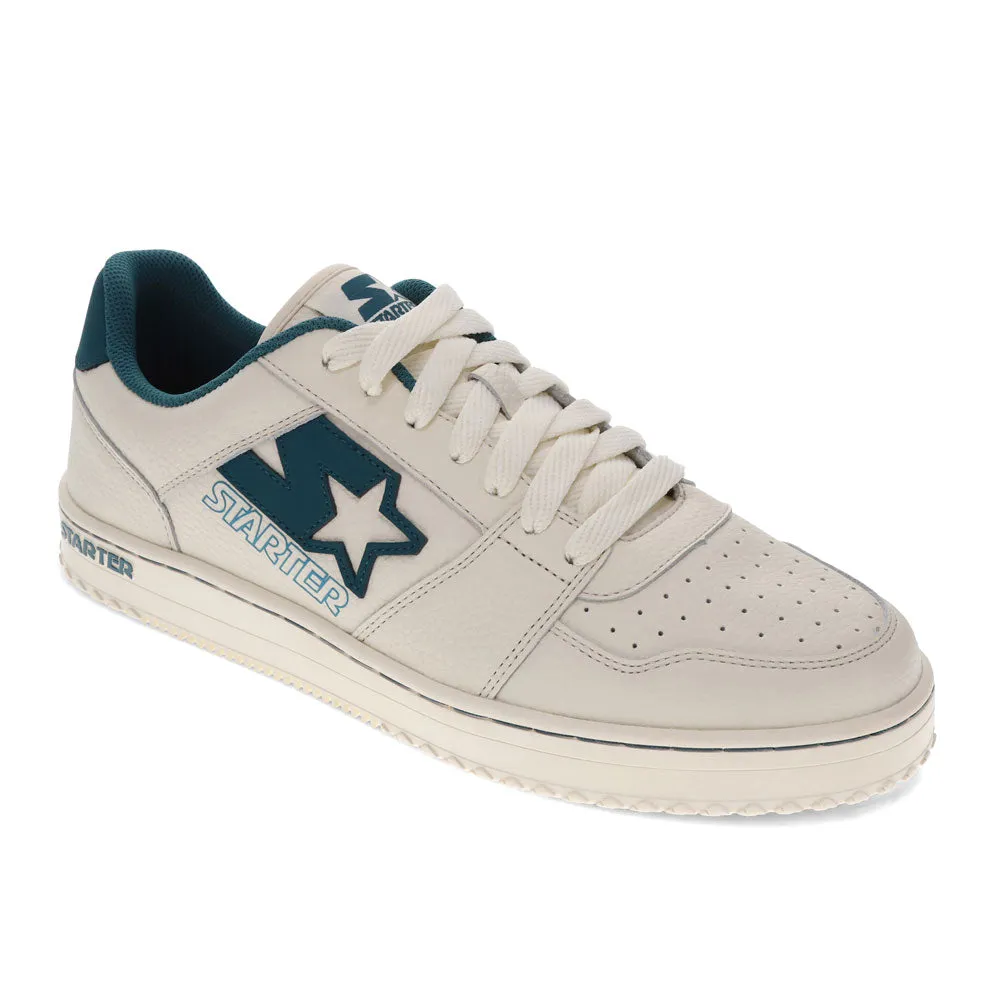 Starter Mens LFS 1 Genuine Leather Casual Lace Up Sneaker Shoe