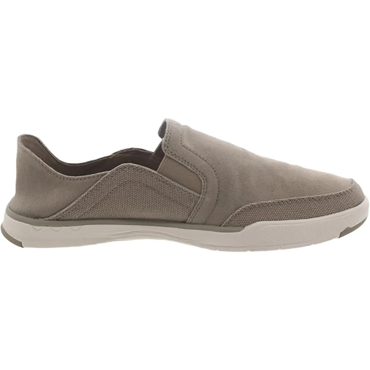 Step Isle Row Mens Canvas Slip On Loafers