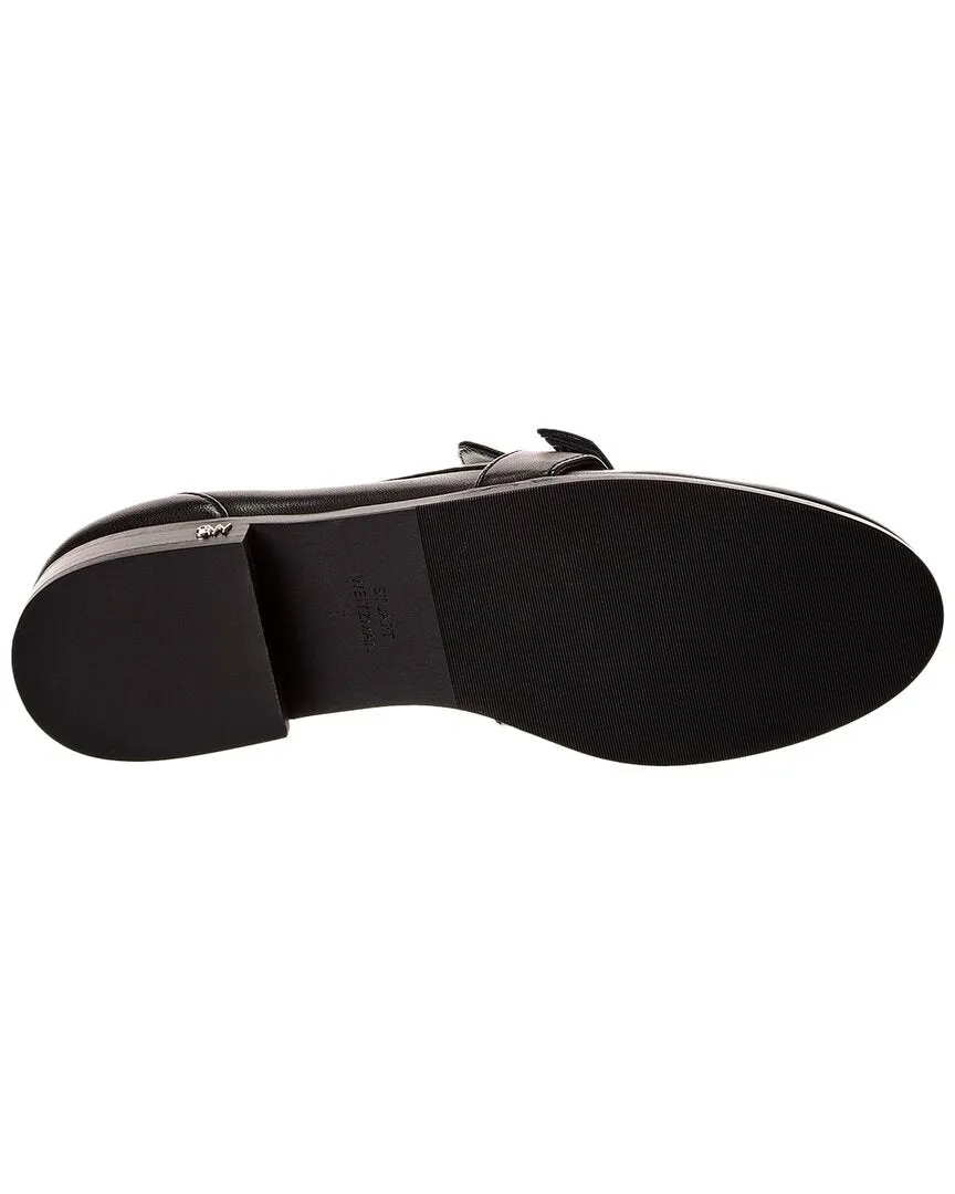 Stuart Weitzman Emma Bow Leather Loafer