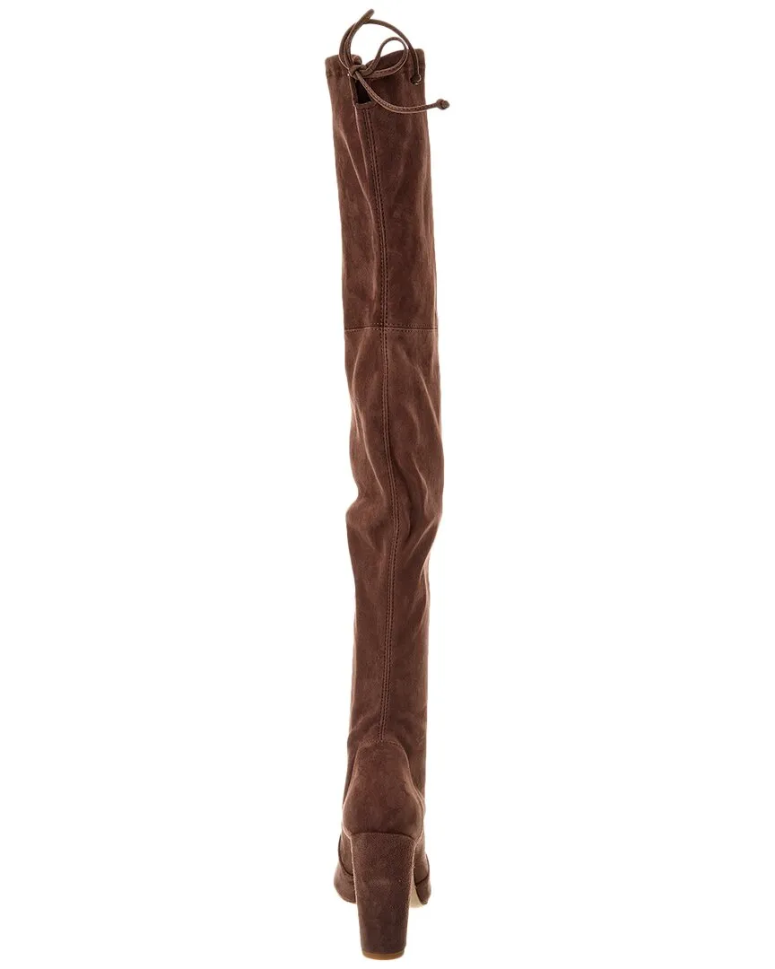 Stuart Weitzman Vidaland 100 Suede Over-The-Knee Boot