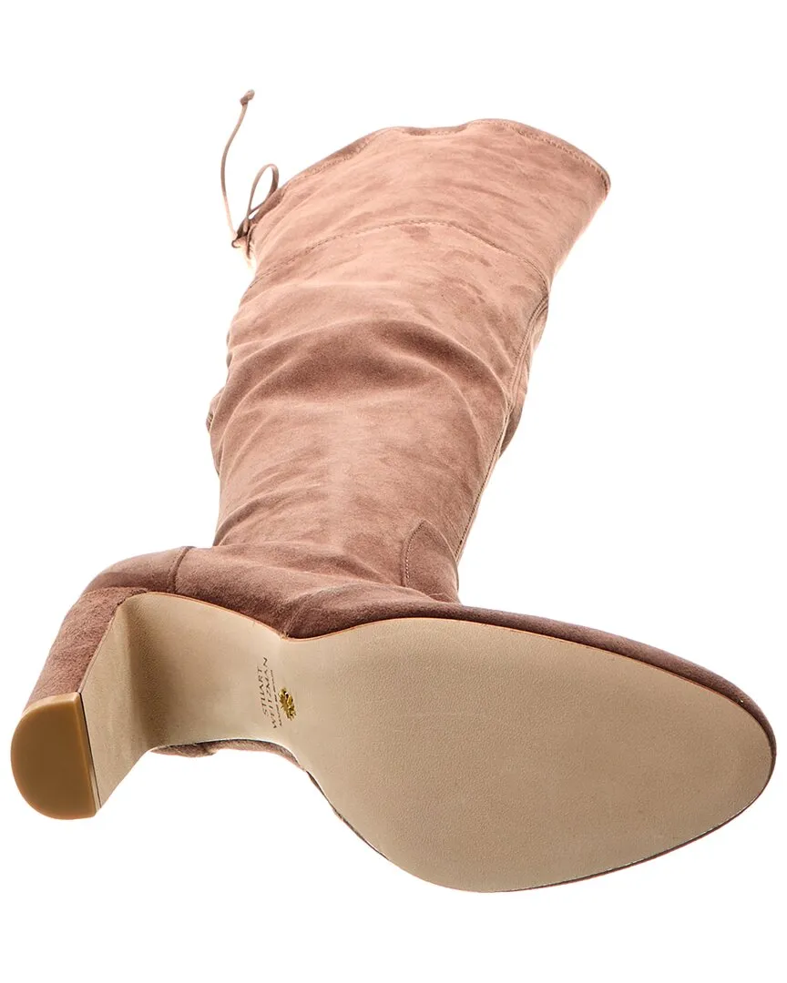 Stuart Weitzman Vidaland 100 Suede Over-The-Knee Boot