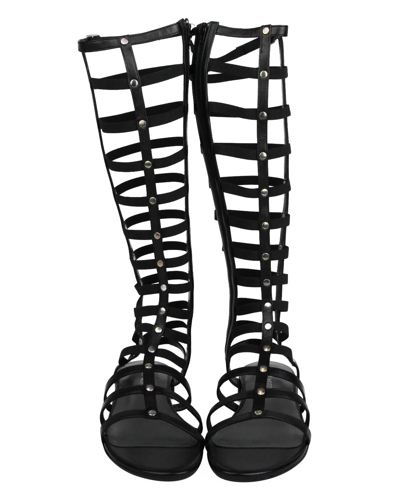Stuart Weitzman Women's Gladiator Nappa Leather Elastic Stretch Boots